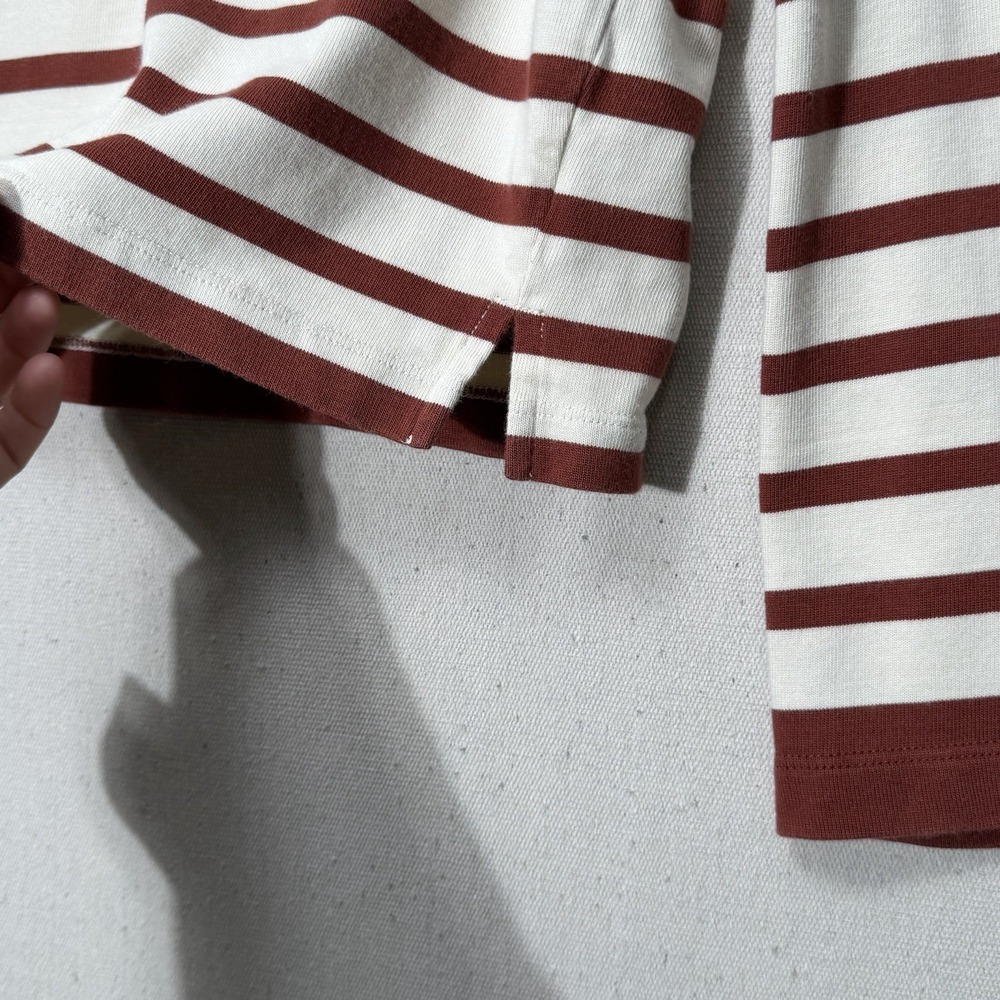Marine Layer Suri Stripe Top Women Size Small Flare‎ Sleeve - Picture 4 of 11